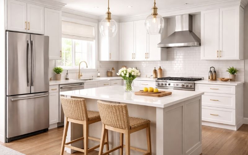 modern kitchen cabinets painted smooth finish