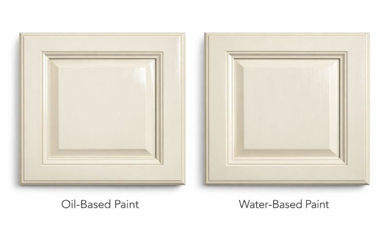oil based vs water based paint comparison for kitchen cabinets durability and finish