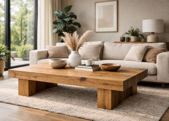 best wood for coffee table solid oak living room furniture
