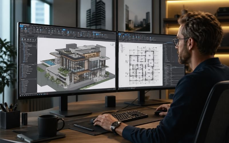 architectural engineer BIM software 3D home modeling workstation