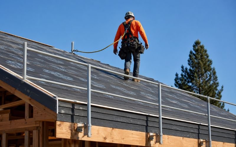 roofing safety harness fall protection construction