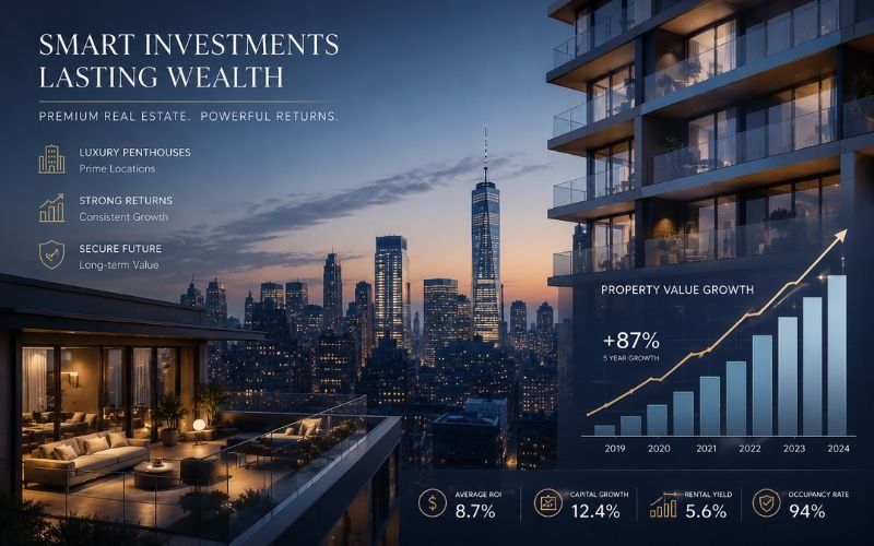 Penthouse and apartment real estate investment comparison