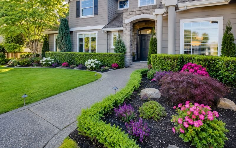 Landscaping makeover for better curb appeal