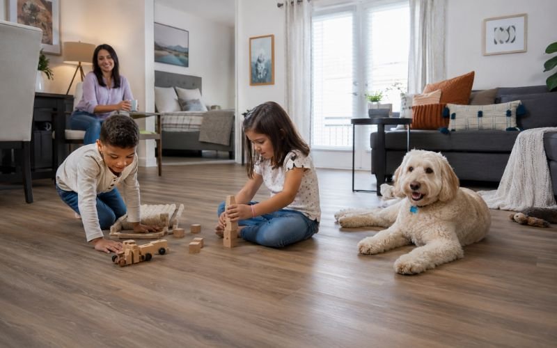 Tenant-Friendly Flooring for Rental Properties Durable flooring for families and pet owners in rental homes