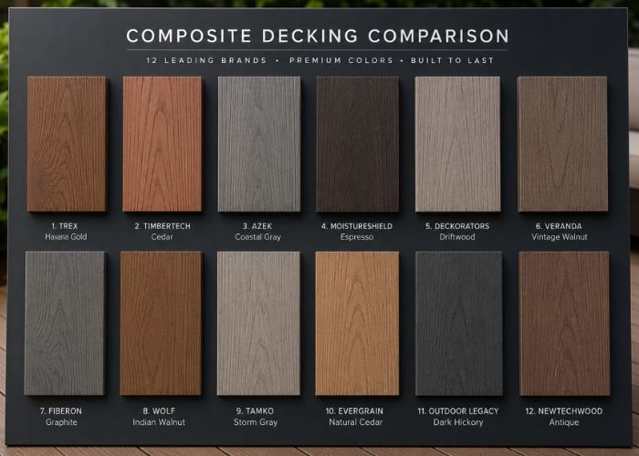 Composite decking brands comparison