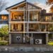 Modern energy-efficient home maintaining comfort throughout all four seasons