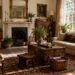 Elegant living room decorated with timeless vintage decor pieces