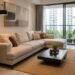 Modern sofa in a stylish Singapore living room