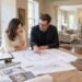 Homeowner and architect planning a home renovation in Merion, Pennsylvania